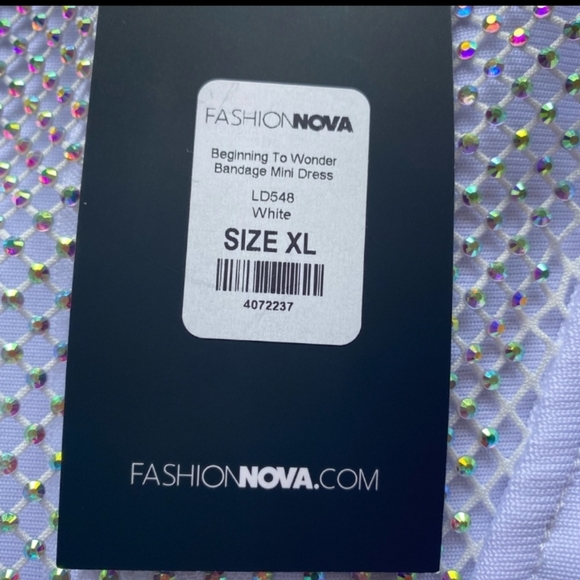 Beginning to Wonder Bandage Mini Dress mesh - Picture 7 of 7